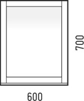 Мебель для ванной комнаты Corozo Техас 60, напольная