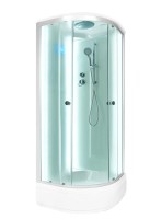 Душевая кабина DTO D D278SLED с подсветкой, профиль хром, стекло матовое