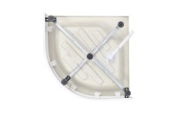 Душевая кабина DTO D D278SLED с подсветкой, профиль хром, стекло матовое