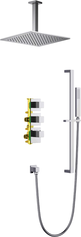 Душевой комплект Timo Selene SX-2229/00SM С ВНУТРЕННЕЙ ЧАСТЬЮ, с термостатом, хром