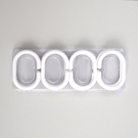 Угловой карниз для ванны Wasserkraft Kammel SC-839018 180x90 см, Г-образный, глянцевый белый