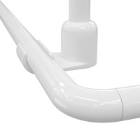 Угловой карниз для ванны Wasserkraft Kammel SC-839018 180x90 см, Г-образный, глянцевый белый