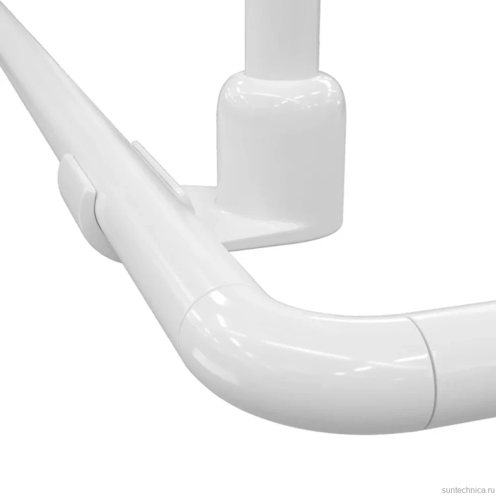 Угловой карниз для ванны Wasserkraft Kammel SC-839018 180x90 см, Г-образный, глянцевый белый