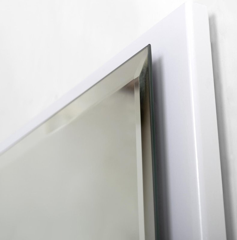 Зеркало Cezares Interni 80x90 с подсветкой, с антизапотевателем, белое