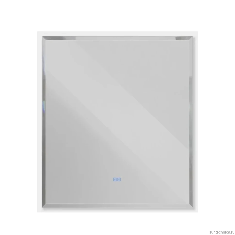 Зеркало Cezares Interni 80x90 с подсветкой, с антизапотевателем, белое