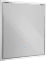 Зеркало Cezares Interni 80x90 с подсветкой, с антизапотевателем, белое