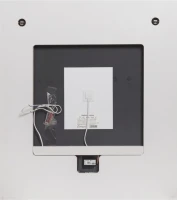 Зеркало Cezares Interni 80x90 с подсветкой, с антизапотевателем, белое