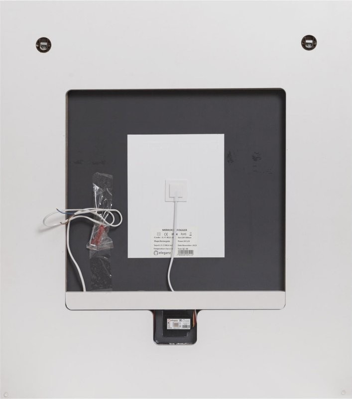Зеркало Cezares Interni 80x90 с подсветкой, с антизапотевателем, белое