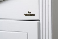 Мебель для ванной комнаты ValenHouse Эллина 80 белая, фурнитура бронза