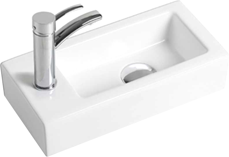 Раковина маленькая в туалет Vincea VBS-133L 37 левый