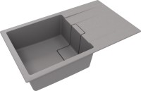 Комплект Мойка Florentina Ривьера 860 серый шелк + Измельчитель Bone Crusher BC 910-SL-Slim Line