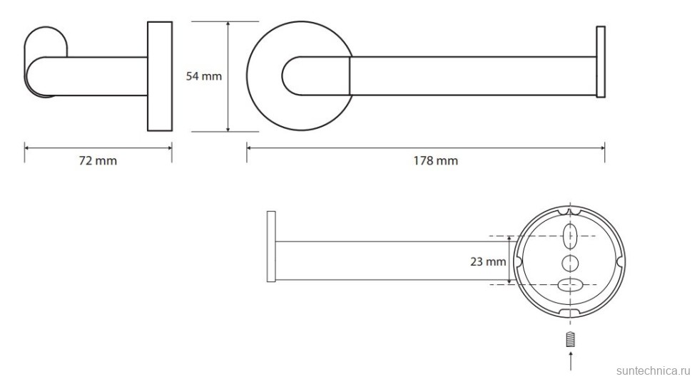 Держатель для туалетной бумаги Bemeta Obla 165212032 хром