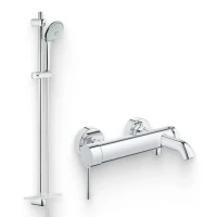 Душевой комплект Смеситель Grohe Essence New 33624001 + Гарнитур Euphoria 27226001 Душевой комплект Смеситель Grohe Essence New 33624001 + Гарнитур Euphoria 27226001