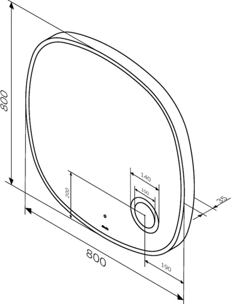 Мебель для ванной комнаты AM.PM Func 80 дуб крафт, со столешницей, раковина M8FWCC10450WG
