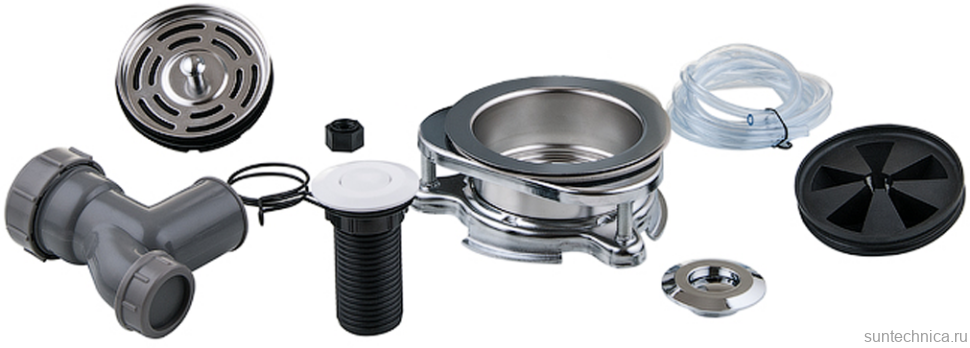 Комплект Мойка GranFest Quadro Q-775KL кашемир + Измельчитель Status Premium 300