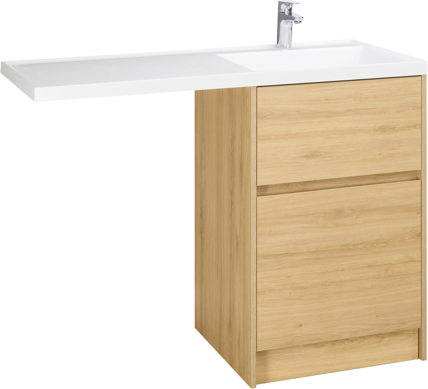 Мебель для ванной комнаты AQUATON Лондри 60 R, дуб сантана
