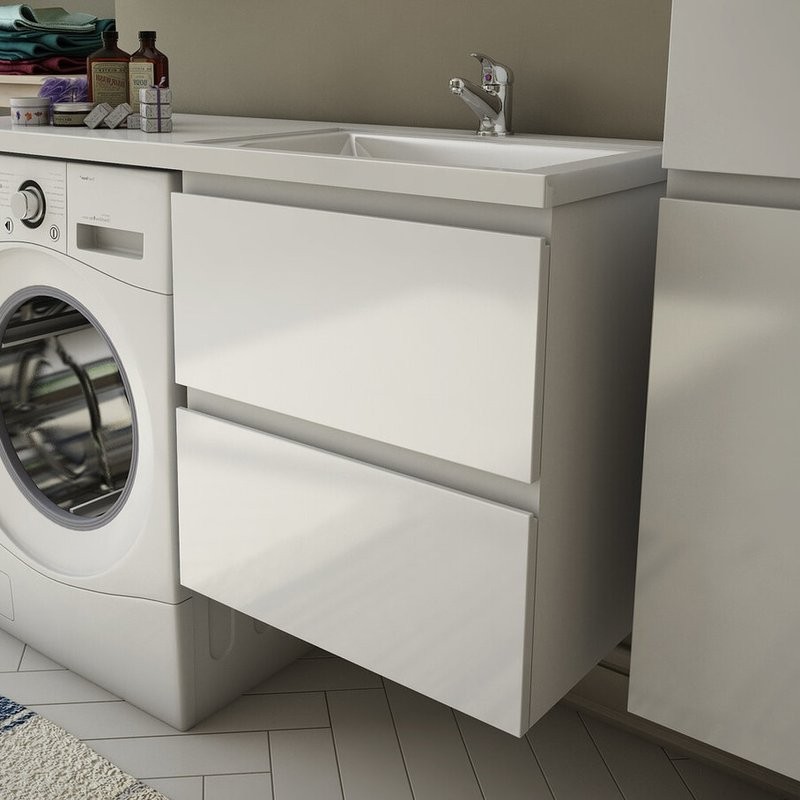 Мебель для ванной комнаты Эстет Dallas Luxe 140 подвесная, 2 ящика R