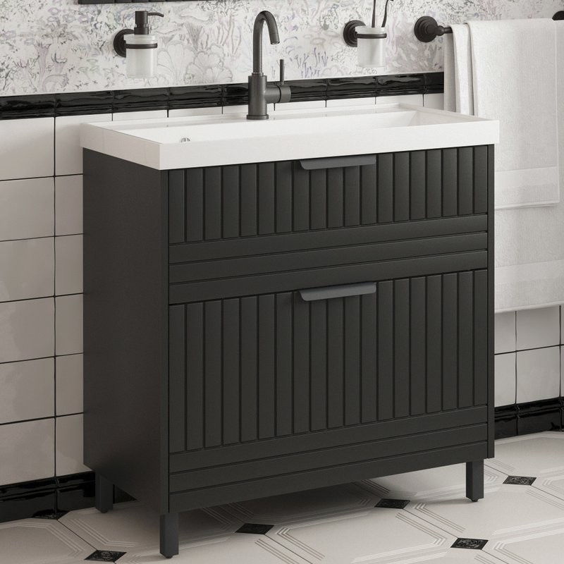 Тумба с раковиной Corozo Терра 80 напольная