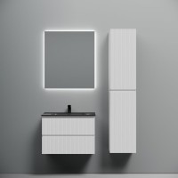 Тумба с раковиной Sancos Snob T 70 bianco, раковина CN7007MB