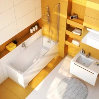 Акриловая ванна Ravak Classic 170x70 см, пристенная, белая, на ножках