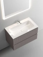 Тумба с раковиной Sancos Snob T 80 см, doha soft