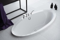 Акриловая ванна Excellent Lumina 190x95 см, отдельностоящая, белая, овальная, с каркасом