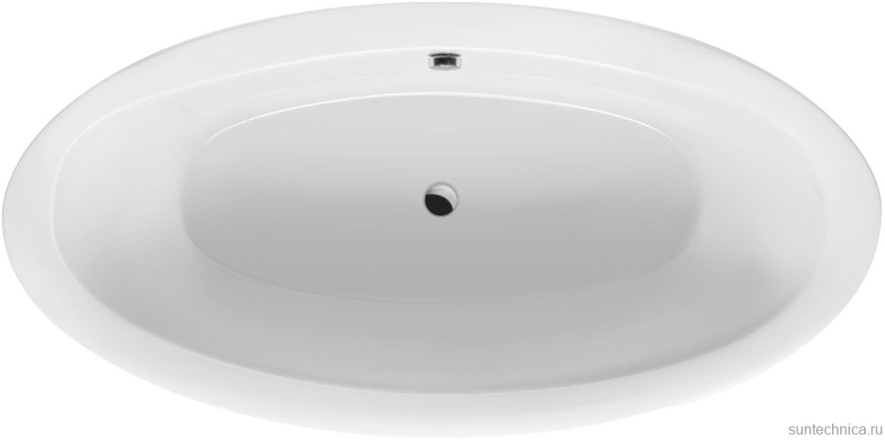 Акриловая ванна Excellent Lumina 190x95 см, отдельностоящая, белая, овальная, с каркасом