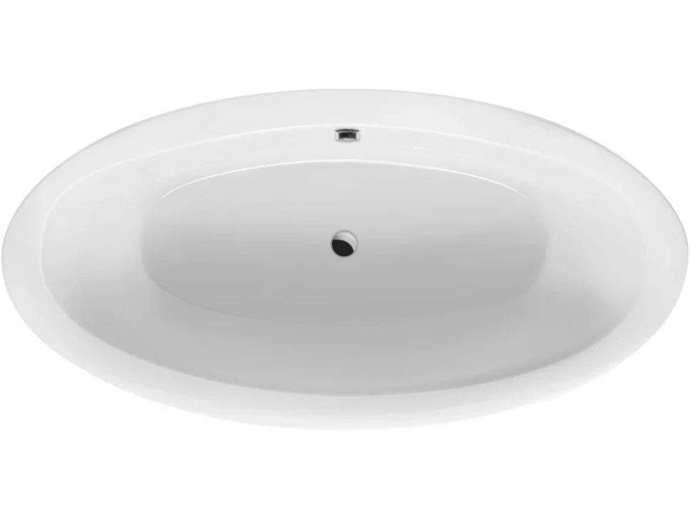 Акриловая ванна Excellent Lumina 190x95 см, отдельностоящая, белая, овальная, с каркасом