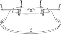 Акриловая ванна Excellent Lumina 190x95 см, отдельностоящая, белая, овальная, с каркасом