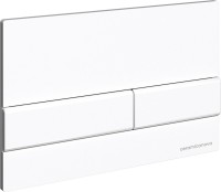 Комплект Унитаз подвесной Ceramicanova Metropol CN4002 безободковый, с микролифтом + Инсталляция Envision CN1002W + Кнопка Flat, белая