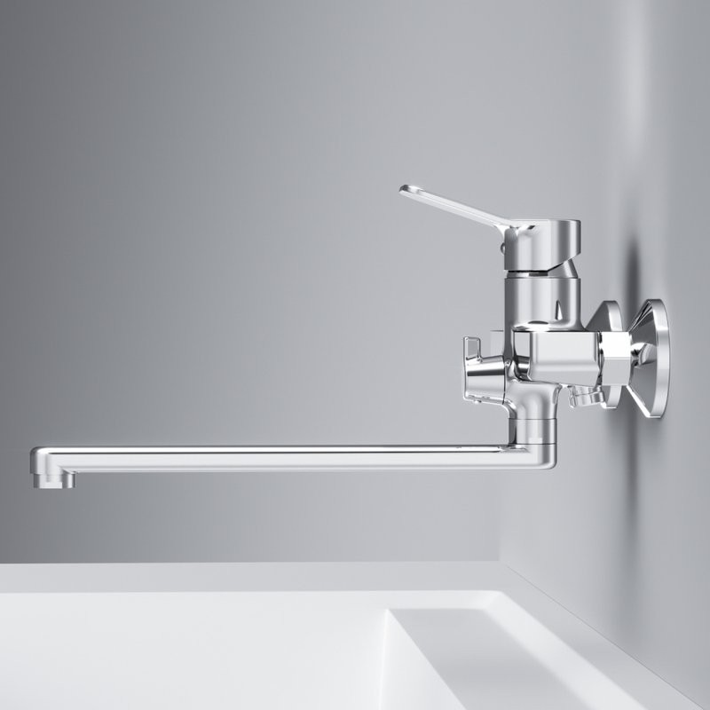 Душевой комплект Смеситель AM.PM F85A90000 + Стойка Like