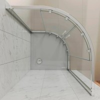Душевой уголок Kubele DE018 RG-CLN-CH 95х95