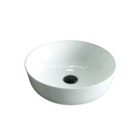 Накладная раковина GID Esfera D1315 42 глянцевая белая, круглая, фаянс