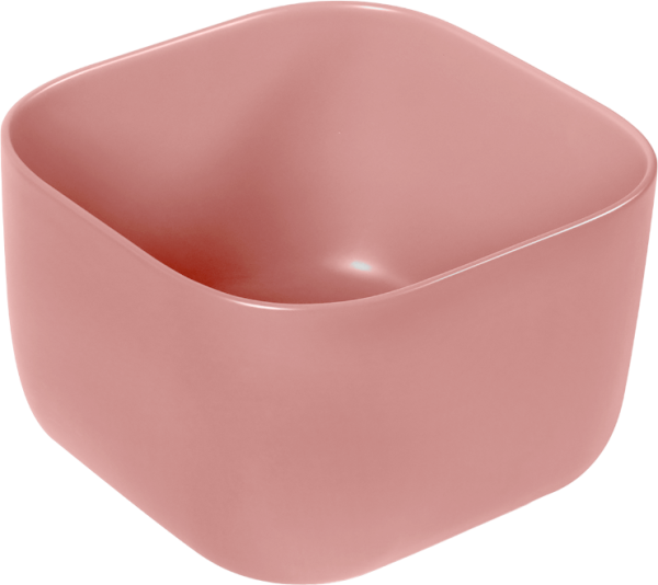 Накладная раковина SantiLine SL-1111MP персиковая матовая