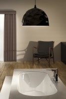 Чугунная ванна Jacob Delafon Volute 180x80 см, встраиваемая, овальная, на ножках, со сливом-переливом