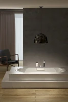 Чугунная ванна Jacob Delafon Volute 180x80 см, встраиваемая, овальная, на ножках, со сливом-переливом