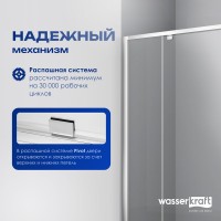 Душевая дверь в нишу Wasserkraft Aula 11P13 110 см