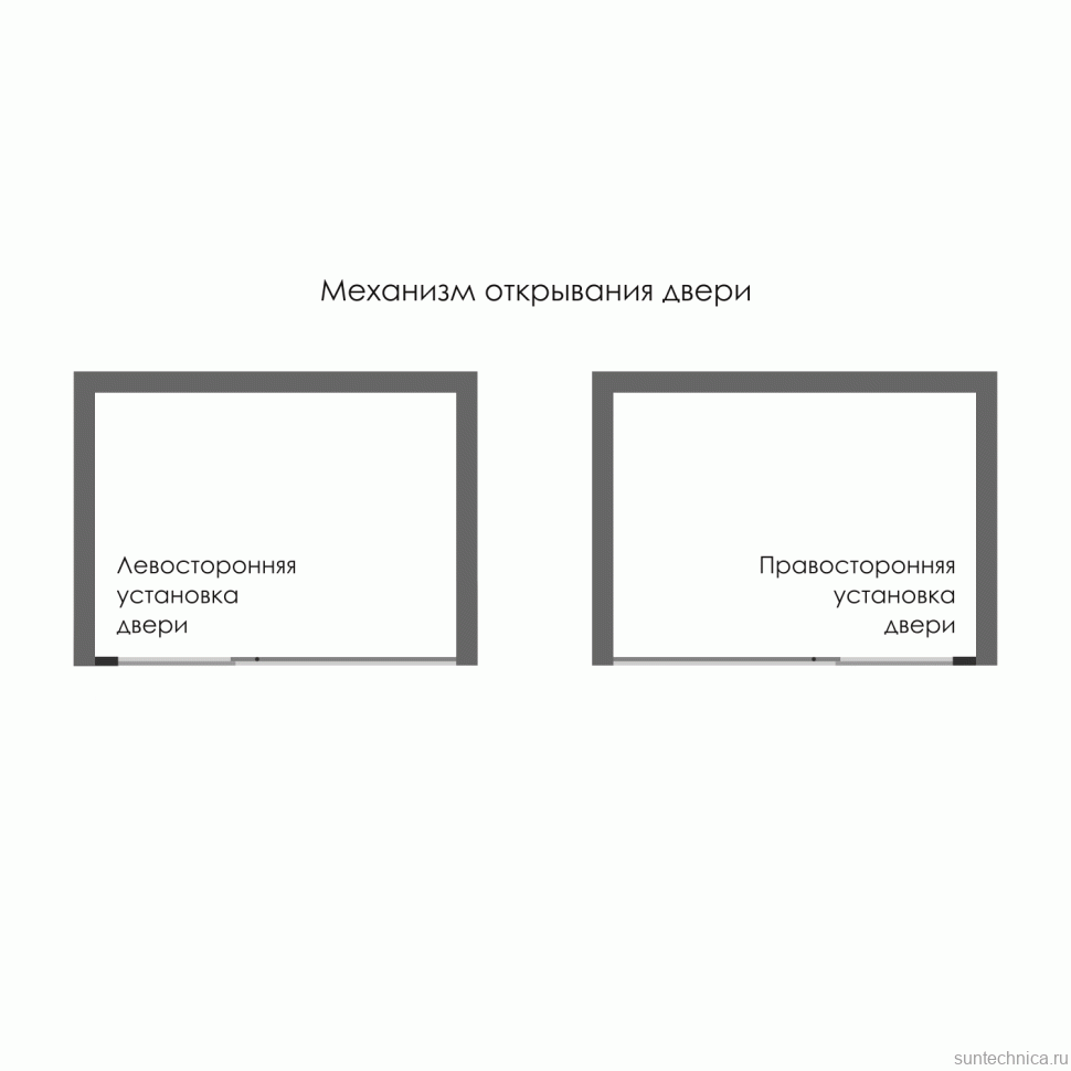 Душевая дверь в нишу Wasserkraft Aula 11P13 110 см