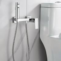 Гигиенический душ Shevanik S9605-1 со смесителем, хром