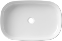 Комплект Накладная раковина Lavinia Boho Bathroom Sink Slim 33311003 + Донный клапан Wellsee Drainage System 182138000 матовый белый + Сифон 182108000 белый