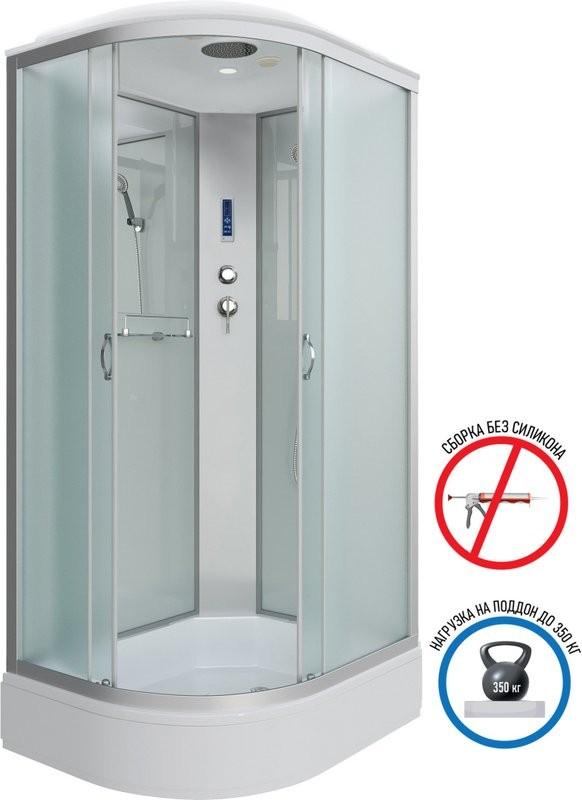 Душевая кабина Niagara Classic NG-33194-14RP 110х90 см, с пультом управления и FM-радио