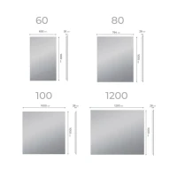 Зеркало Vigo Quadro Comfort 60 с подсветкой