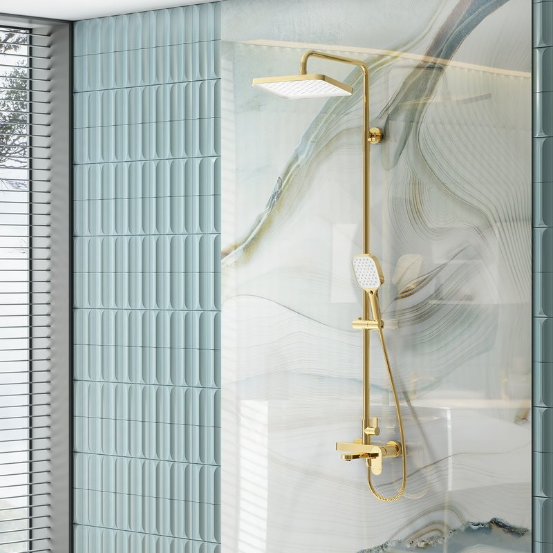 Душевая стойка Raglo R50.24.23 золото