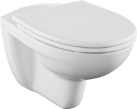 Комплект Унитаз подвесной Norm Fit + Крышка VitrA Norm 84-003-749 с микролифтом + Инсталляция V-Fix Core 732-5800-01 с кнопкой смыва Root R 740-2211 черной матовой