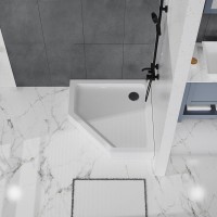 Поддон для душа BelBagno TRAY-BB-P-90-15-W