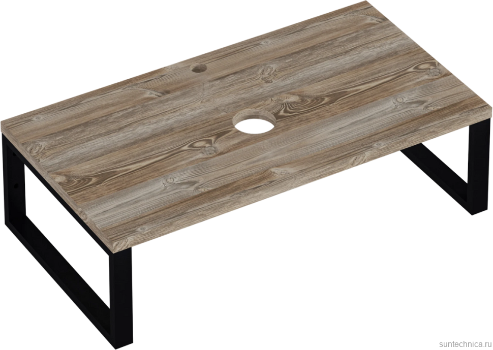 Столешница с раковиной 1MarKa Grunge Loft 90 дуб намибия