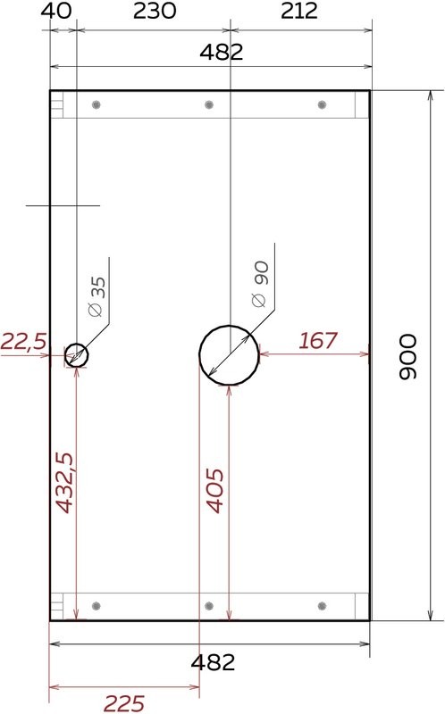 Столешница с раковиной 1MarKa Grunge Loft 90 дуб намибия