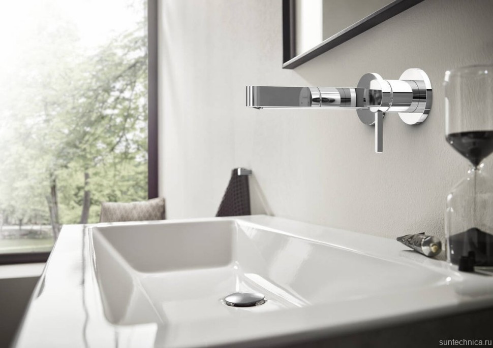 Смеситель для раковины Hansgrohe Finoris 76051000 С ВНУТРЕННЕЙ ЧАСТЬЮ хром