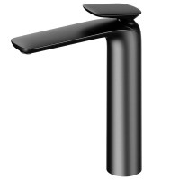 Смеситель для раковины высокий металл Gun Metal, AQUAme Como AQM6514GM Смеситель для раковины высокий металл Gun Metal, AQUAme Como AQM6514GM