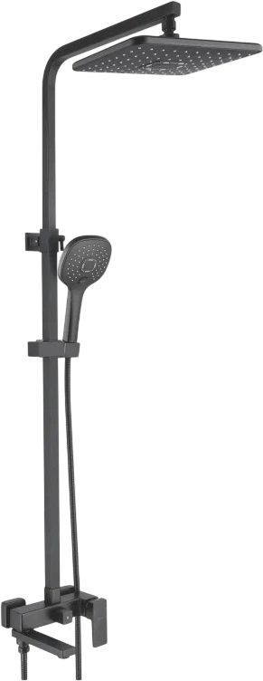 Душевая стойка Rose R2836H черная